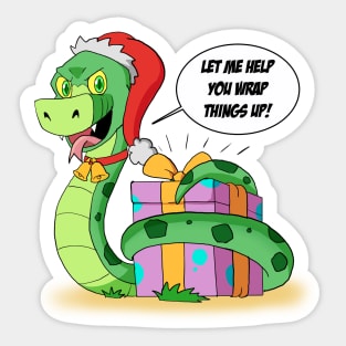 Wrap it up Snake Sticker